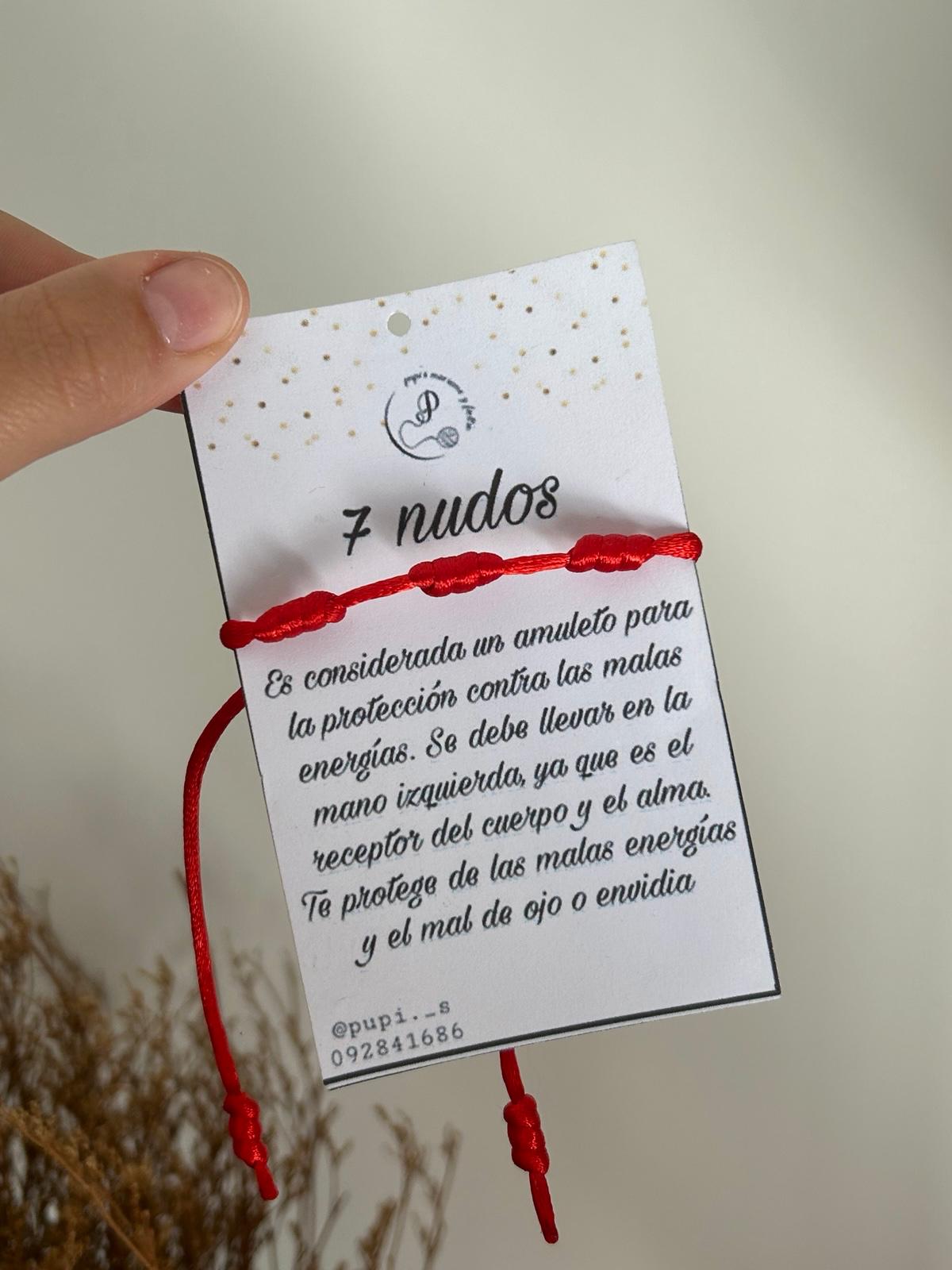 Pulsera 7 nudos